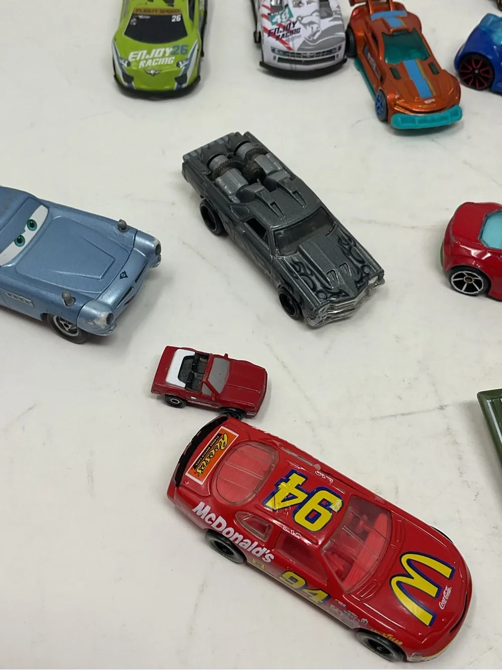 Assorted Kids Toy Cars - Red, Blue, Green, Orange, Black